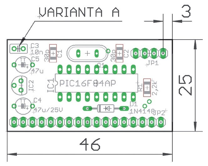 Obr. 1 Kótovanie